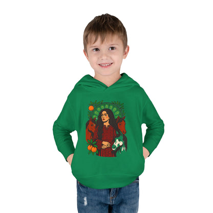 'Palestinian  Equestrian Woman' Ancestor Heritage Hooded Sweatshirt (Toddler, Unisex) | 2-6T