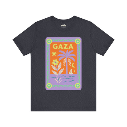 Gaza 'Break the Chains' Graphic Tee (Unisex) | Front Pastels Print