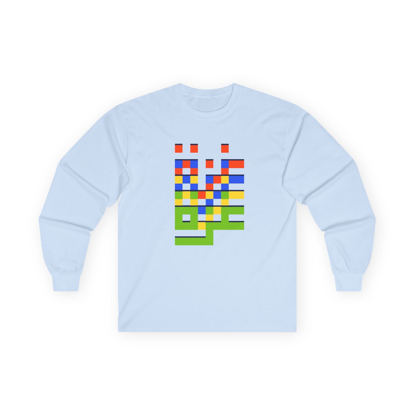 Gaza in Color and Pixels | Unisex Eco-friendly Long Sleeve T-Shirt