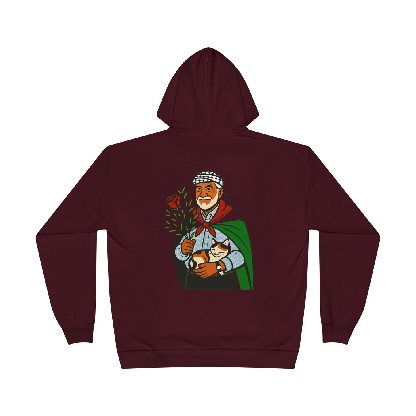 'We Remain', Palestine Ancenstoral Tribute | Eco Unisex Hoodie Sweatshirt (2 Sided Print)