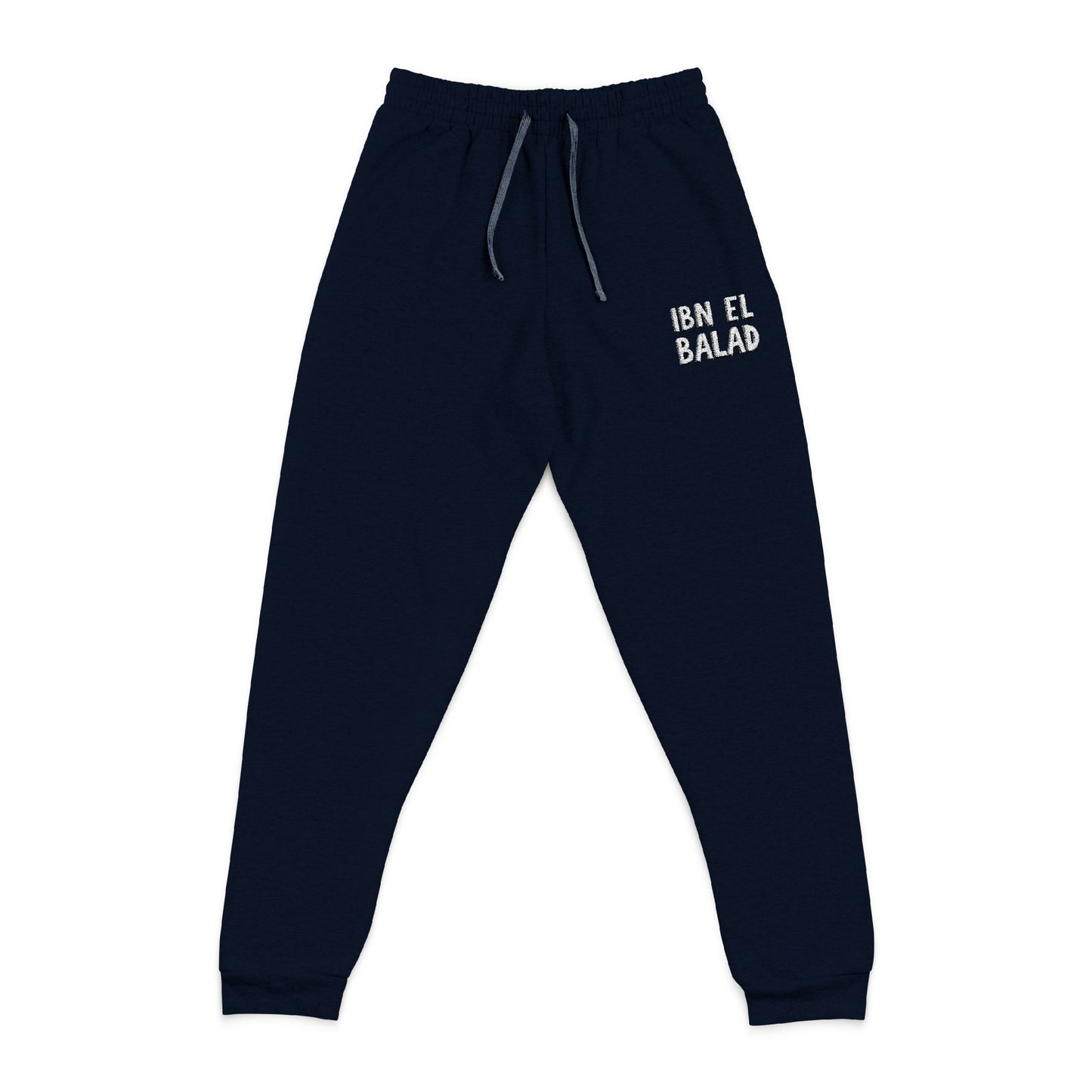 'Ibn El Balad' (Son of the Land) Embroidered Joggers | Black or Navy