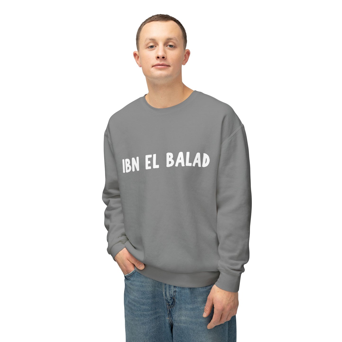 'Ibn El Balad' (Son of the Land)  Lightweight Cotton Crewneck Sweatshirt