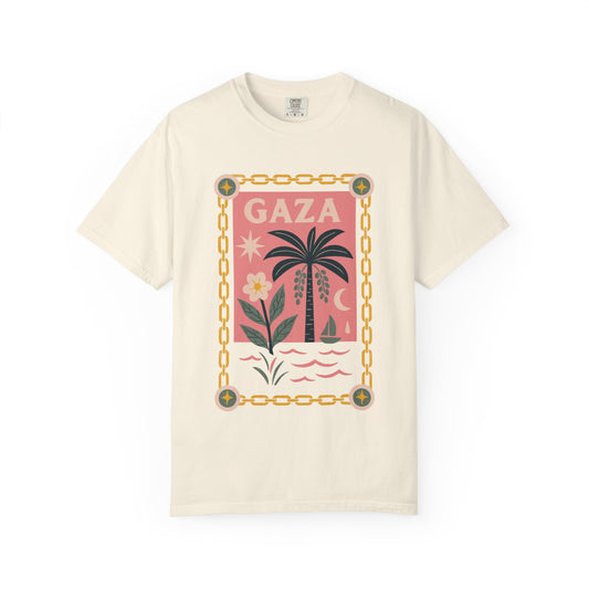 Gaza 'Break the Chains' Unisex Graphic T-Shirt | Front Print