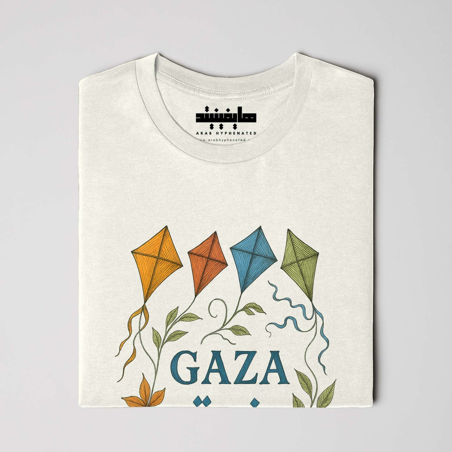 Gaza Hope Kites Staple Organic Eco Cotton Tee