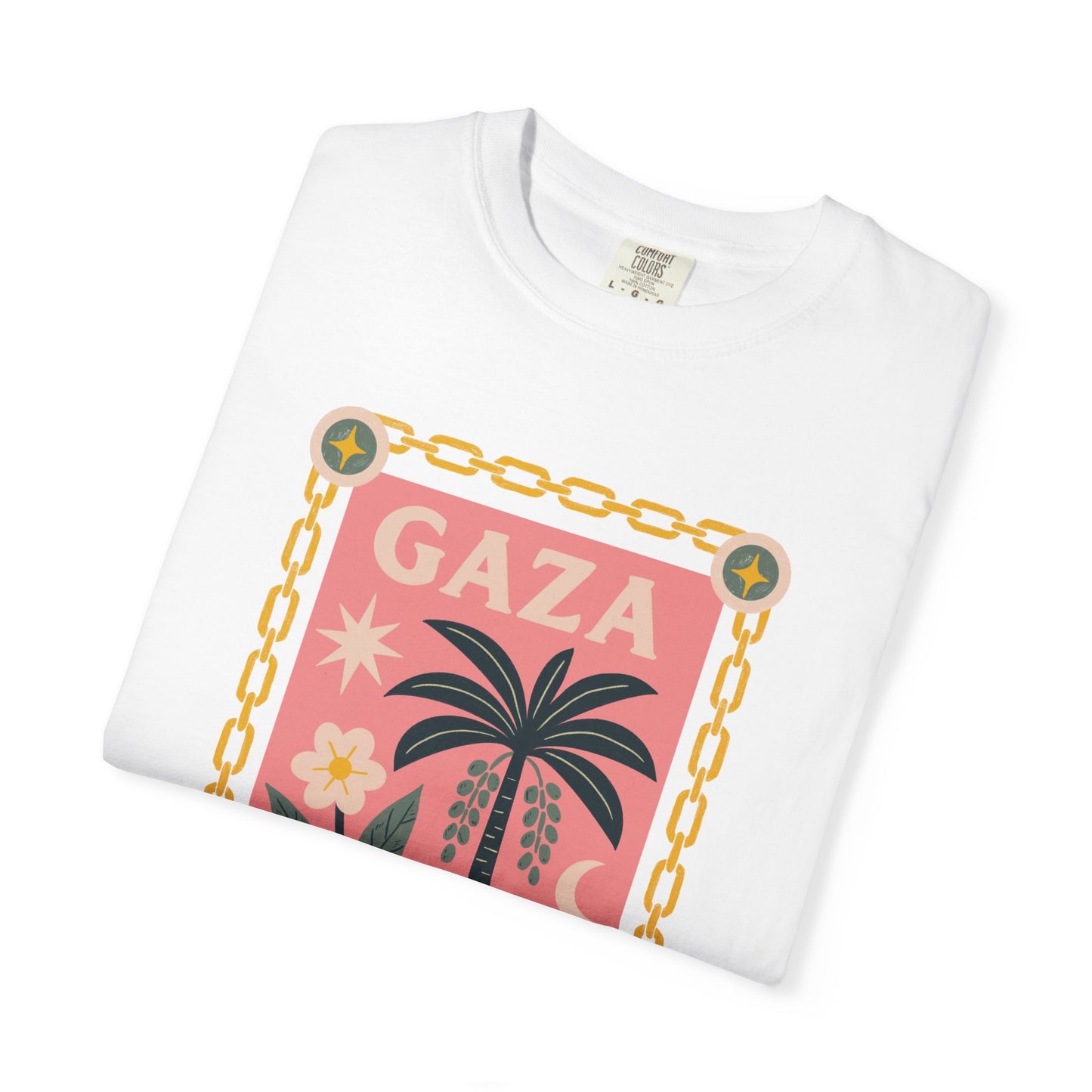 Gaza 'Break the Chains' Unisex Graphic T-Shirt | Front Print