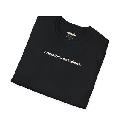 'Not Alien' Ancestor Tribute Heritage Cotton T-Shirt, Unisex | Syrian Immigrant, Ellis Island, 1926