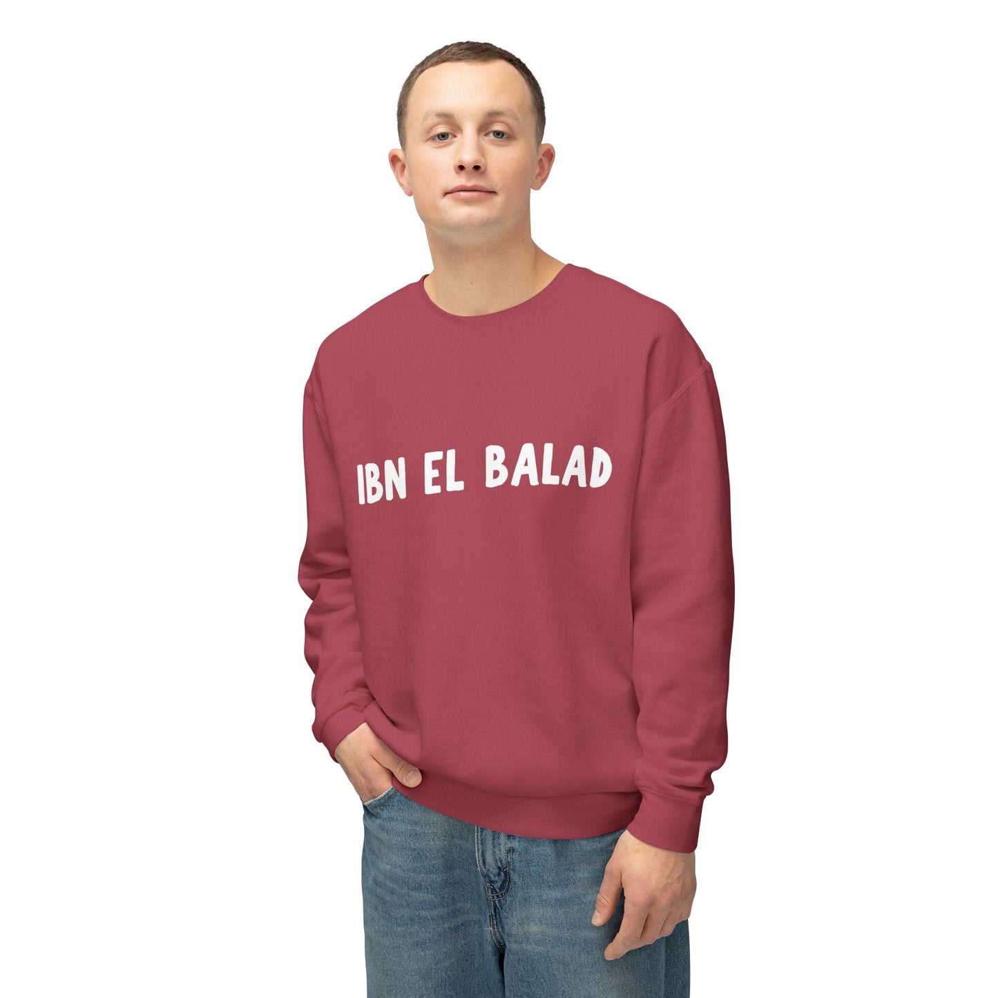 'Ibn El Balad' (Son of the Land)  Lightweight Cotton Crewneck Sweatshirt