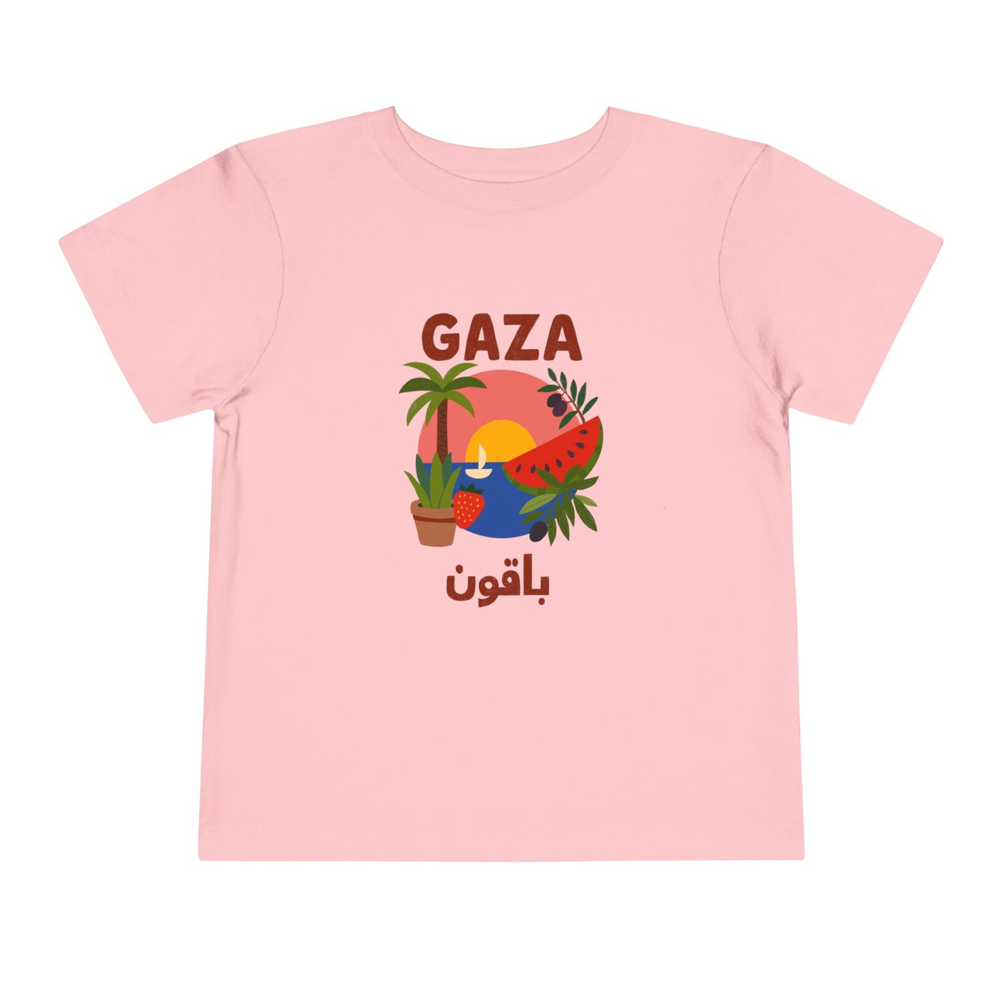 'Gaza Will Bloom Again' Unisex Cotton Heritage Tee | Kids 2-5T