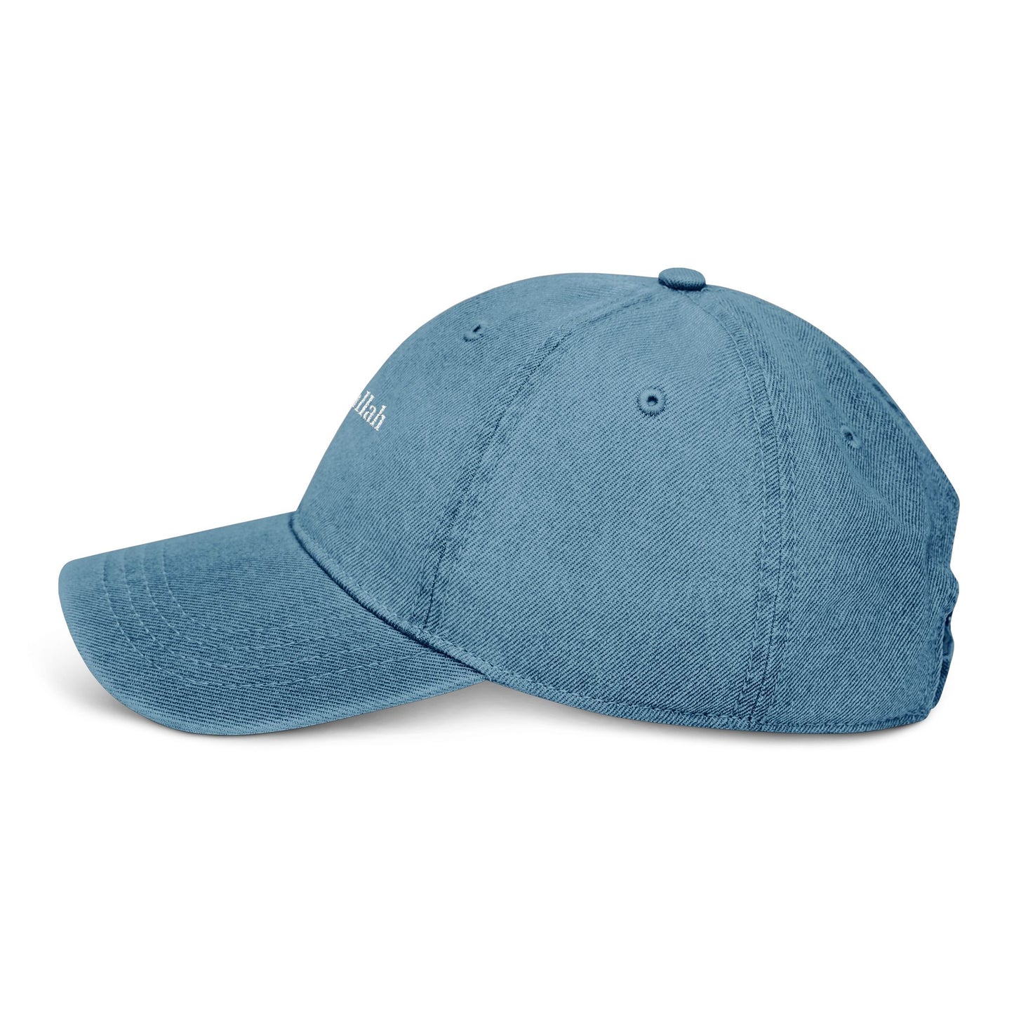 🧿 Say Mashallah and Hamsa Hand Embroidered Heritage Denim Hat