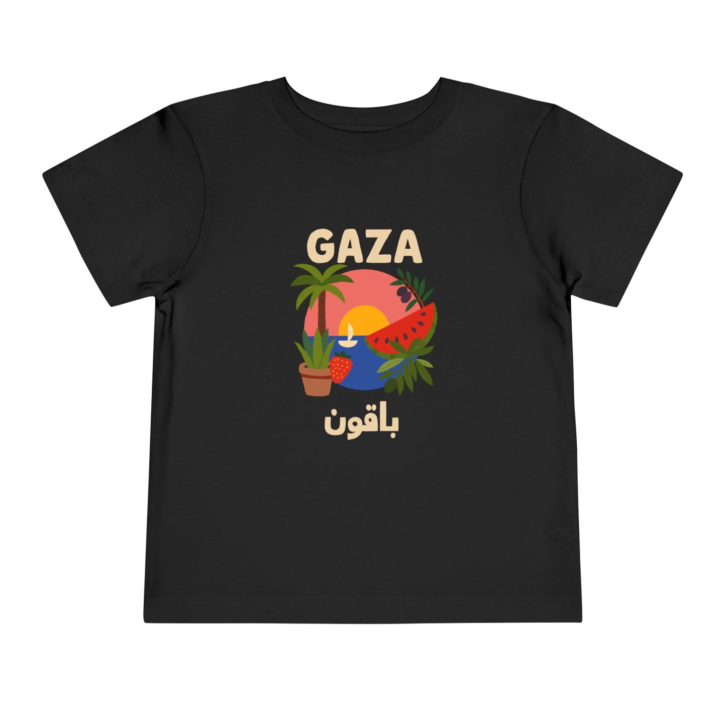 'Gaza Will Bloom Again' Unisex Cotton Heritage Tee | Kids 2-5T