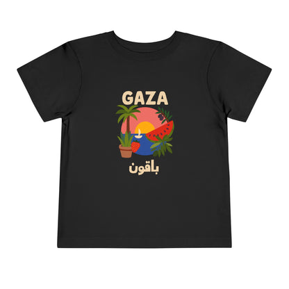 'Gaza Will Bloom Again' Unisex Cotton Heritage Tee | Kids 2-5T