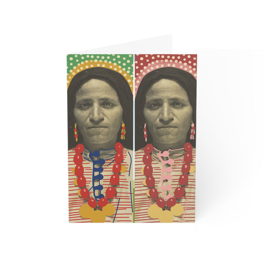 'Not Alien' Heritage Greeting Card [Red & Green] [Gift] | Syrian Immigrant, Ellis Island, 1926