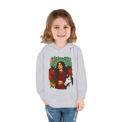 'Palestinian  Equestrian Woman' Ancestor Heritage Hooded Sweatshirt (Toddler, Unisex) | 2-6T