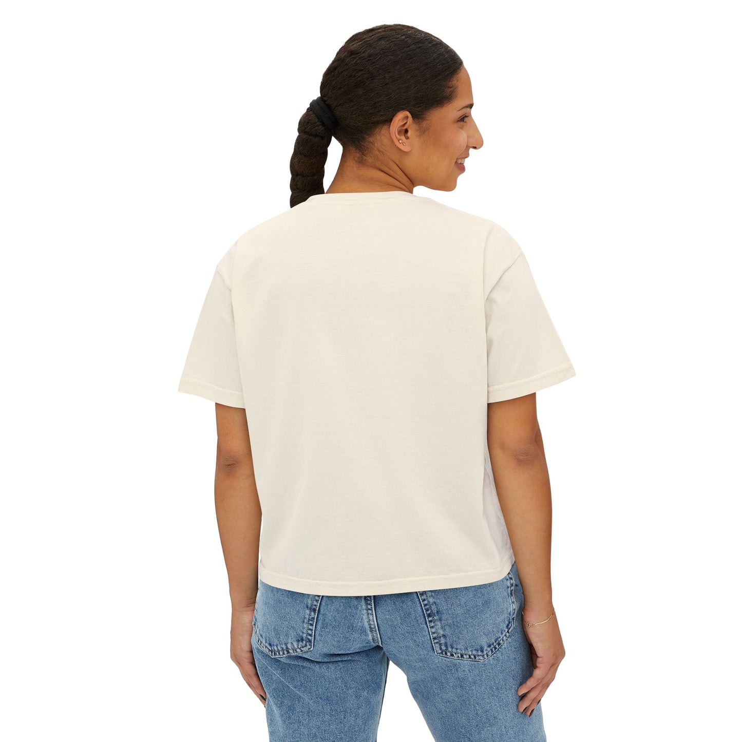 Boxy Organic Women’s Tee | 'Arab Hyphenated' Logo