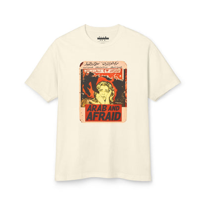 "Arab and Afraid" Vintage Graphic Cotton Tee (Unisex) | Limited Edition | Limited to 50 collectors’ pieces.