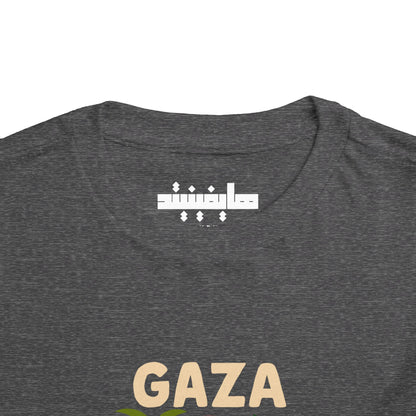 'Gaza Will Bloom Again' Unisex Cotton Heritage Tee | Kids 2-5T