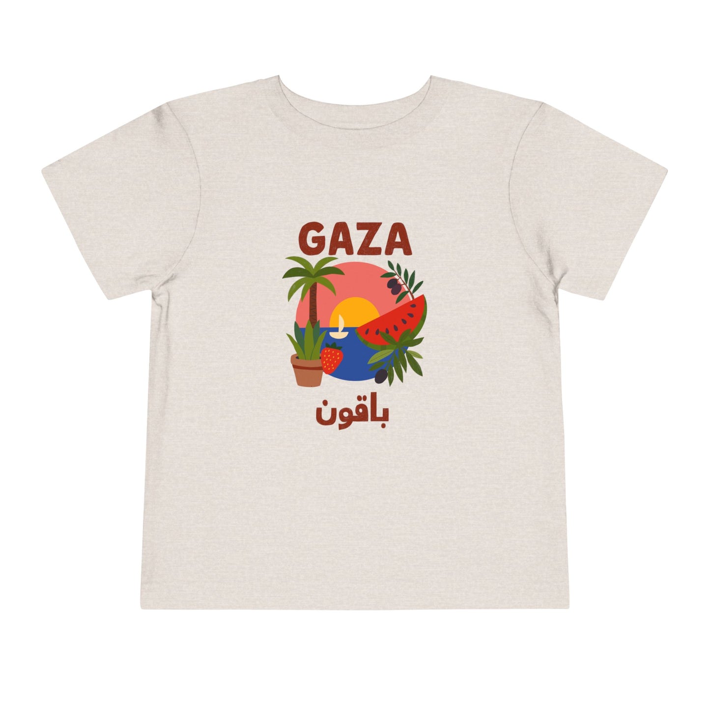 'Gaza Will Bloom Again' Unisex Cotton Heritage Tee | Kids 2-5T