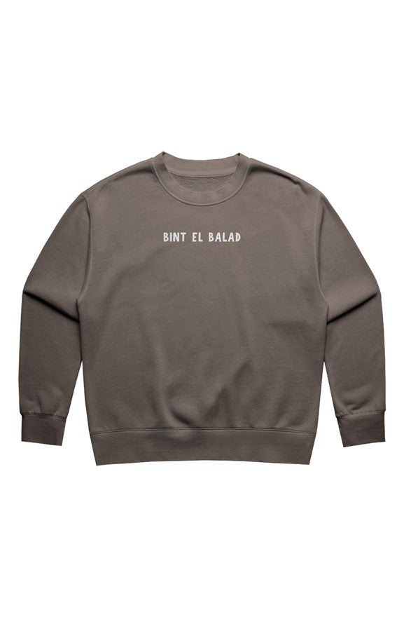 bint el balad - Womens Relax Faded cotton Crew