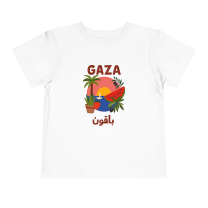 'Gaza Will Bloom Again' Unisex Cotton Heritage Tee | Kids 2-5T