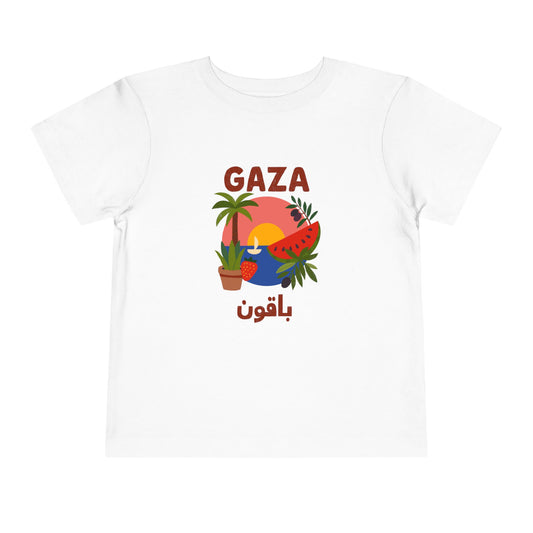 'Gaza Will Bloom Again' Unisex Cotton Heritage Tee | Kids 2-5T
