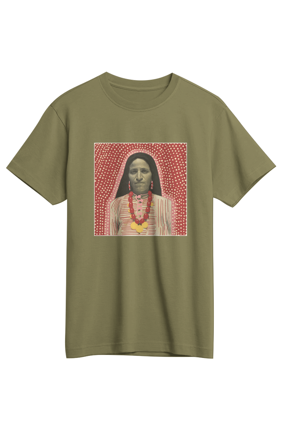 Syrian Immigrant Portait Supima Cotton Tee