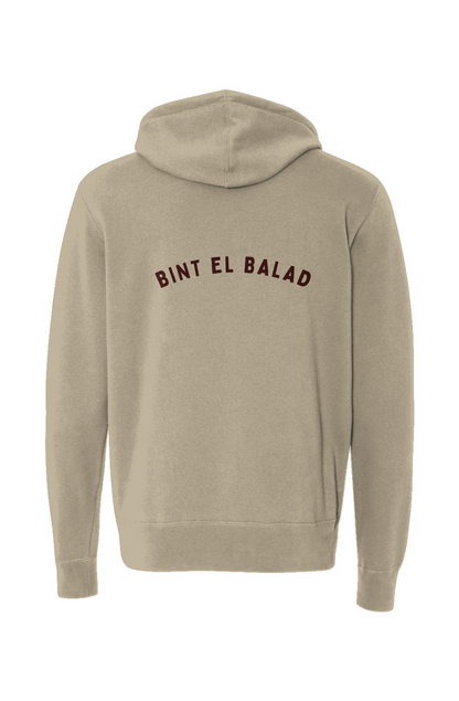Bint el Balad Lightweight Zip Cotton Hoodie