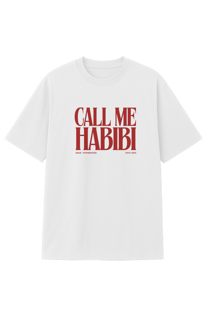 Call Me Habibi — Tall Oversized Heavyweight Cotton Tee
