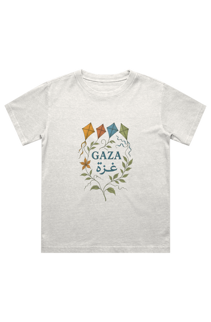 Flying Kites Over Gaza Kids Tee | UPF 50+ • Vegan