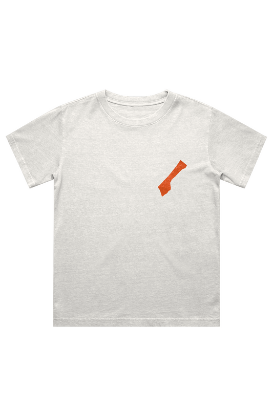 Gaza Geography Kids Heavy Faded Tee