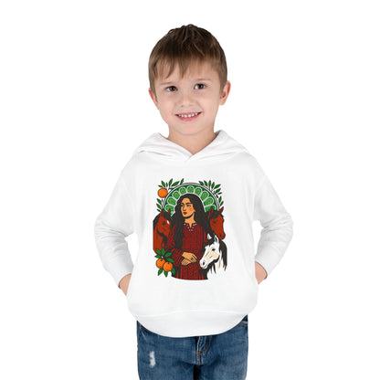 'Palestinian  Equestrian Woman' Ancestor Heritage Hooded Sweatshirt (Toddler, Unisex) | 2-6T