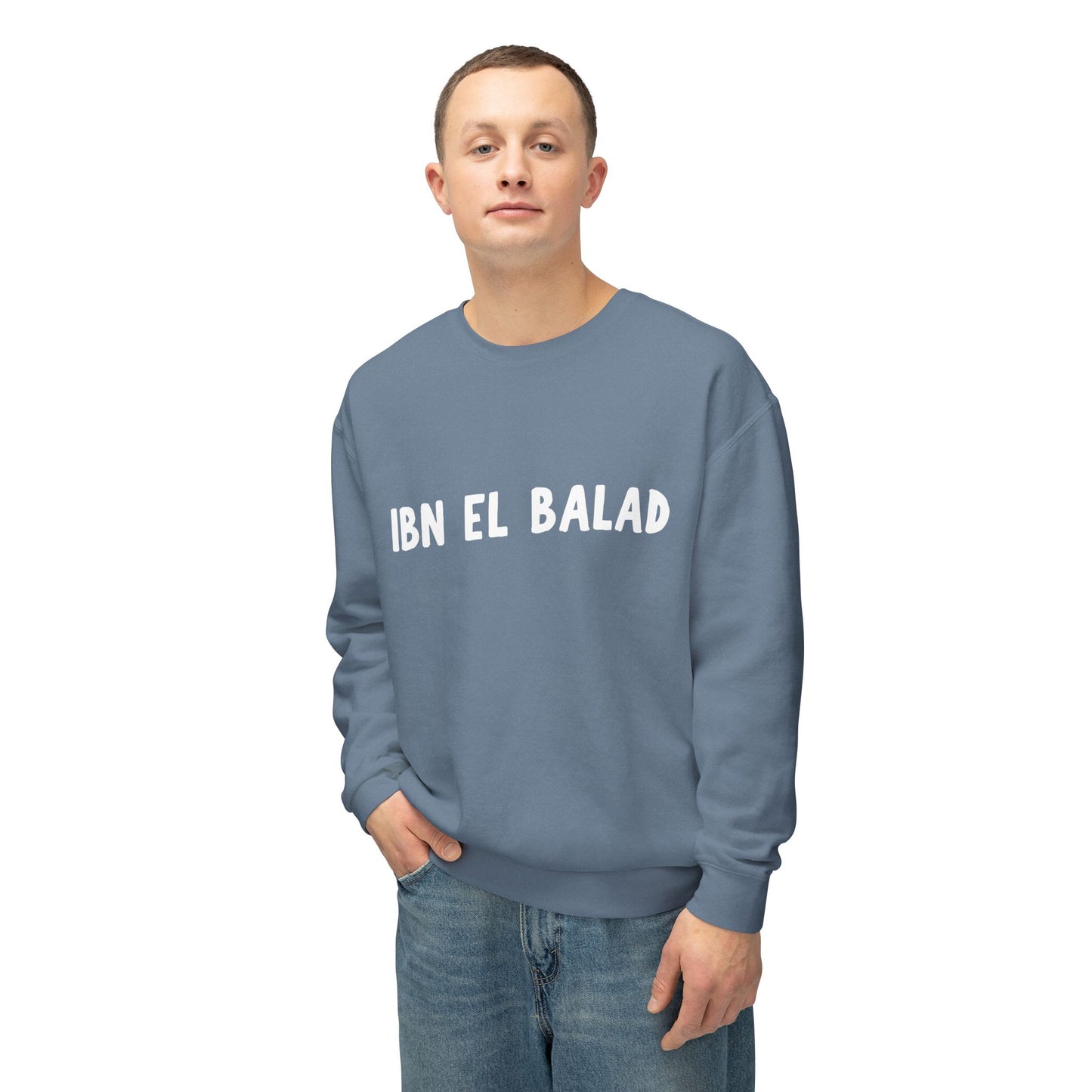 'Ibn El Balad' (Son of the Land)  Lightweight Cotton Crewneck Sweatshirt