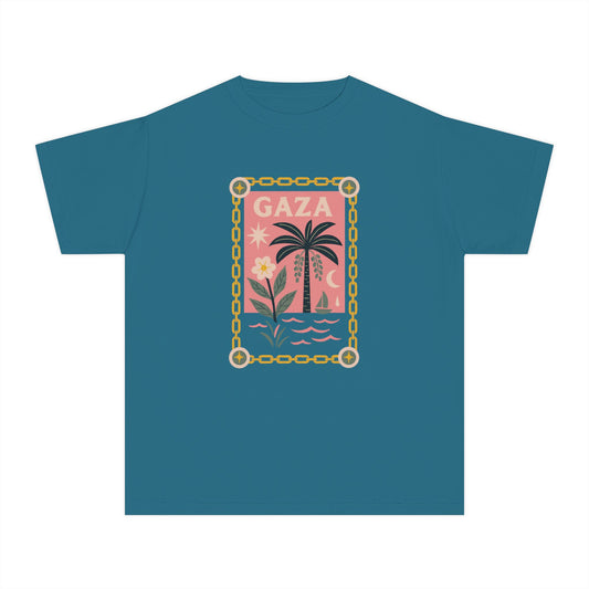 Gaza 'Break the Chains' Youth Graphic Tee
