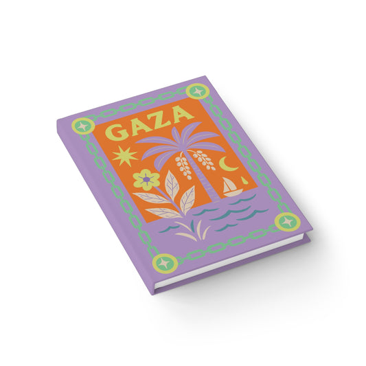 For Gaza, For Memory and Hope – Premium Ruled Journal in Light Lilac