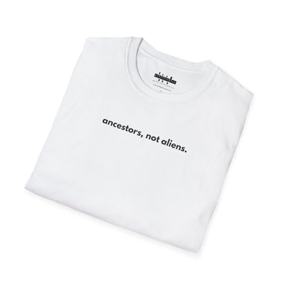 'Not Alien' Ancestor Tribute Heritage Cotton T-Shirt, Unisex | Syrian Immigrant, Ellis Island, 1926