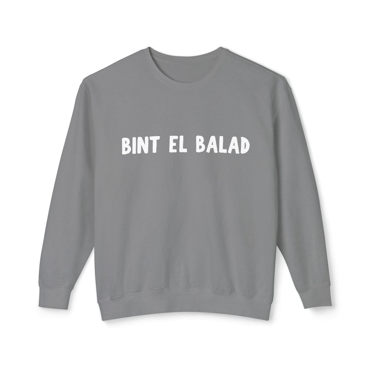 'Bint El Balad' (Daughter of the Country) Lightweight Cotton Crewneck Sweatshirt