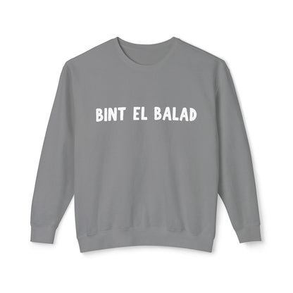 'Bint El Balad' (Daughter of the Country) Lightweight Cotton Crewneck Sweatshirt