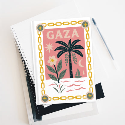 For Gaza, For Memory and Hope – Premium Heritage Ruled Journal in White