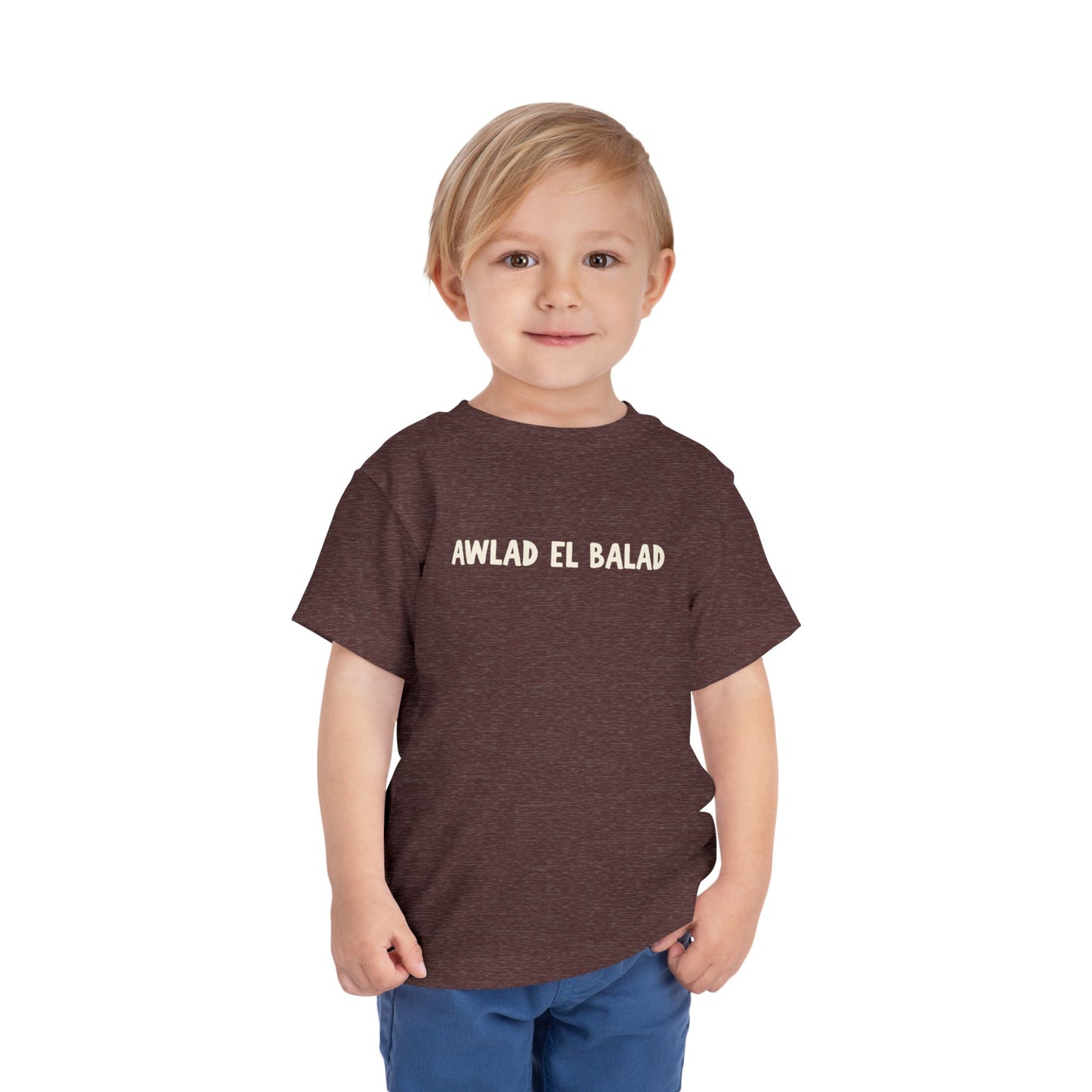 'Awlad El Balad' 'Children of the Land' Toddler Tee | Arab Hyphenated™ Staple