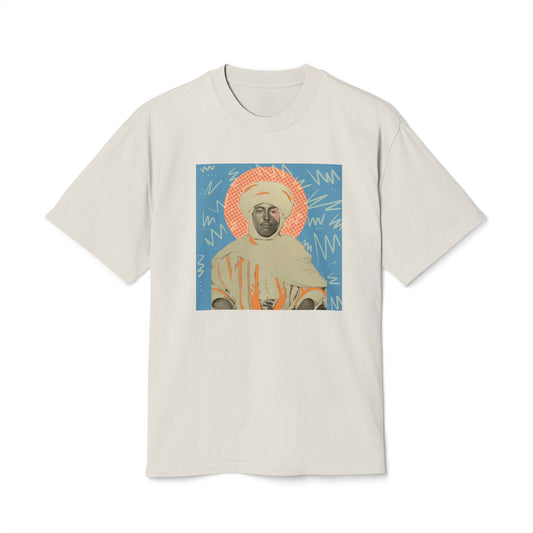 'Not Alien' Heavyweight Carded Cotton Tee | Algerian Immigrant Portrait Reimagined (Ellis Island, 1906-1914)