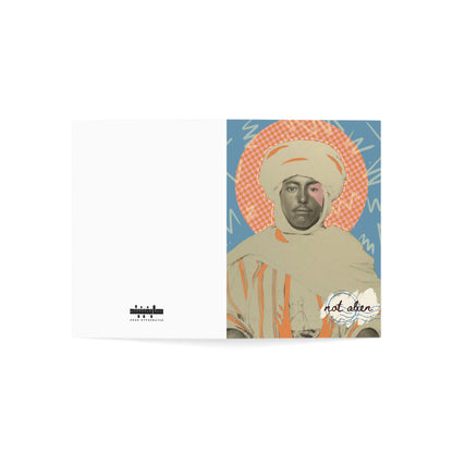 'Not Alien' Heritage Greeting Card [Gift] | Algerian Immigrant, Ellis Island 1906-1914