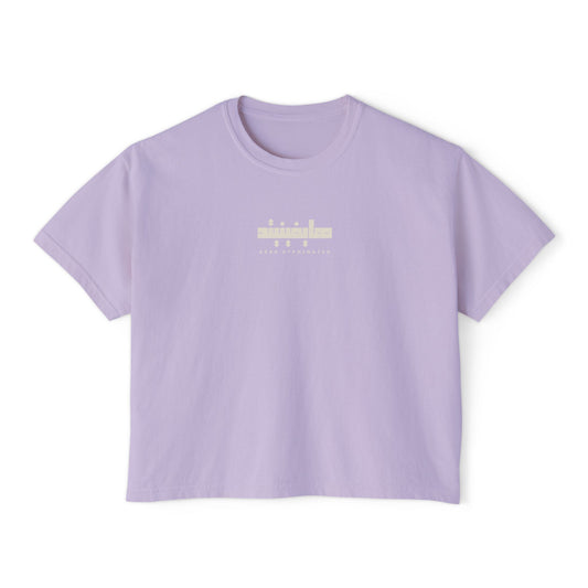 Boxy Organic Women’s Tee | 'Arab Hyphenated' Logo