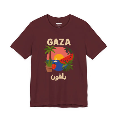 Gaza Will Bloom Again Unisex Graphic T-Shirt | Front Print