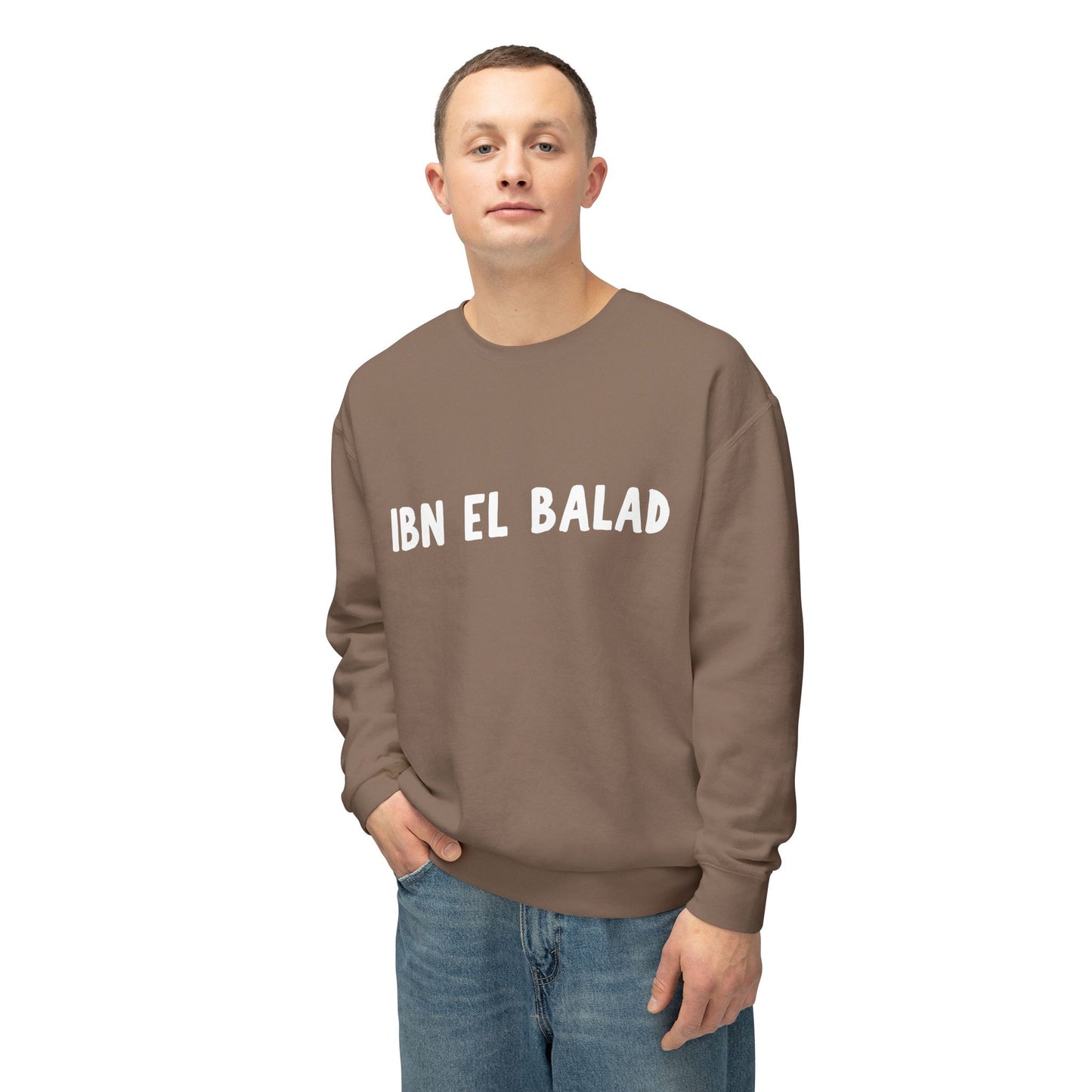 'Ibn El Balad' (Son of the Land)  Lightweight Cotton Crewneck Sweatshirt