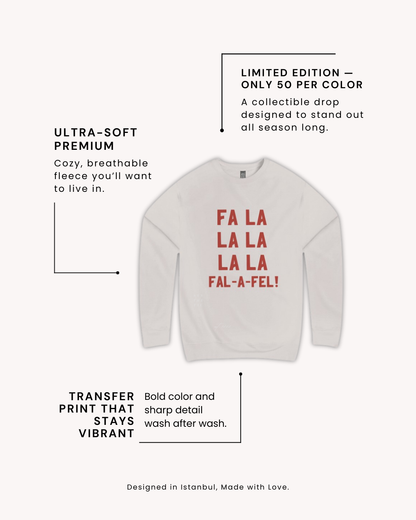 Falalala-Falafel Cotton Crew Neck Sweater [Limited Edition]