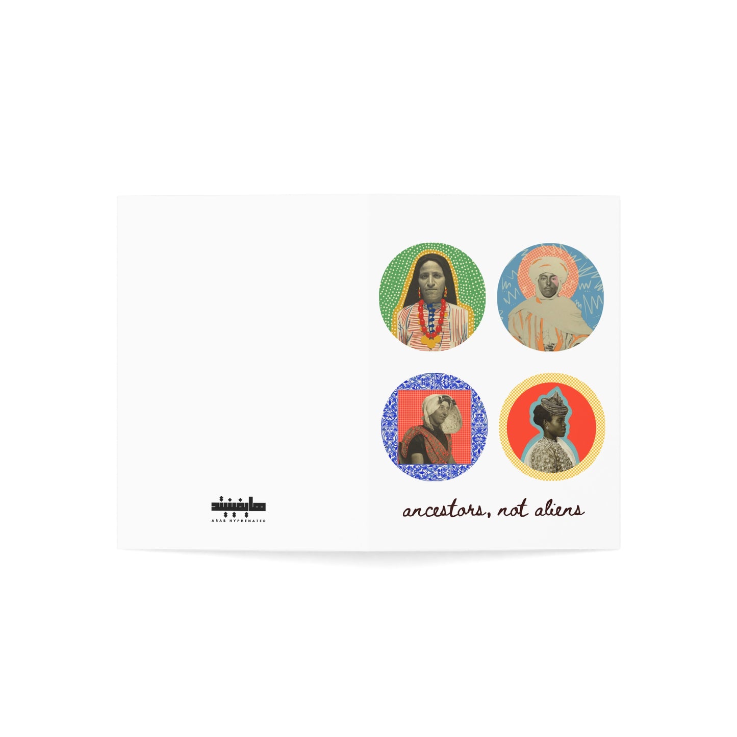 'Not Alien' Heritage Greeting Card [Gift] | 4 Immigrants, Ellis Island Archives