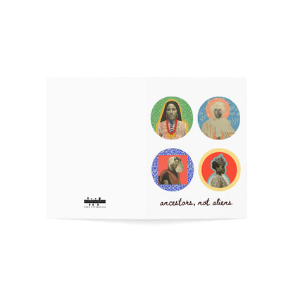 'Not Alien' Heritage Greeting Card [Gift] | 4 Immigrants, Ellis Island Archives