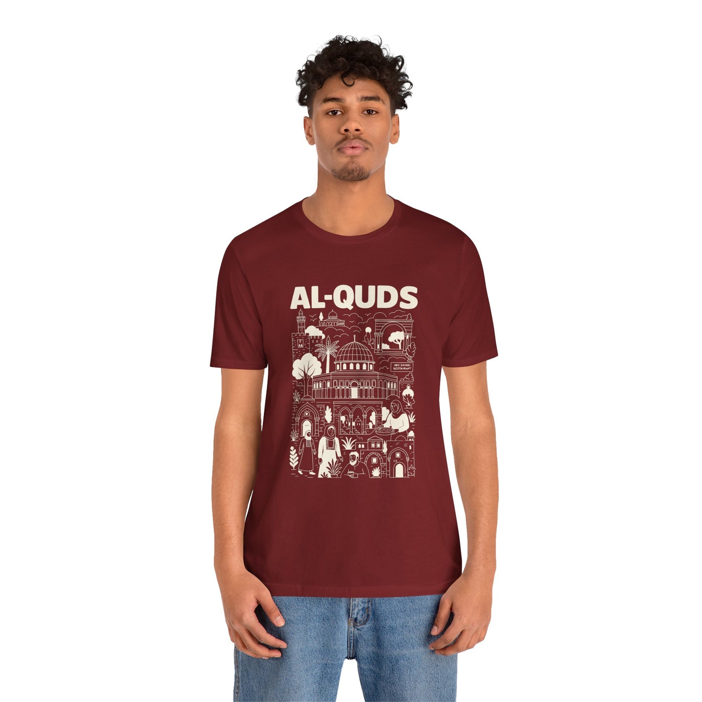 Ode to Al-Quds Jersey Tee (100% Airlume Cotton)