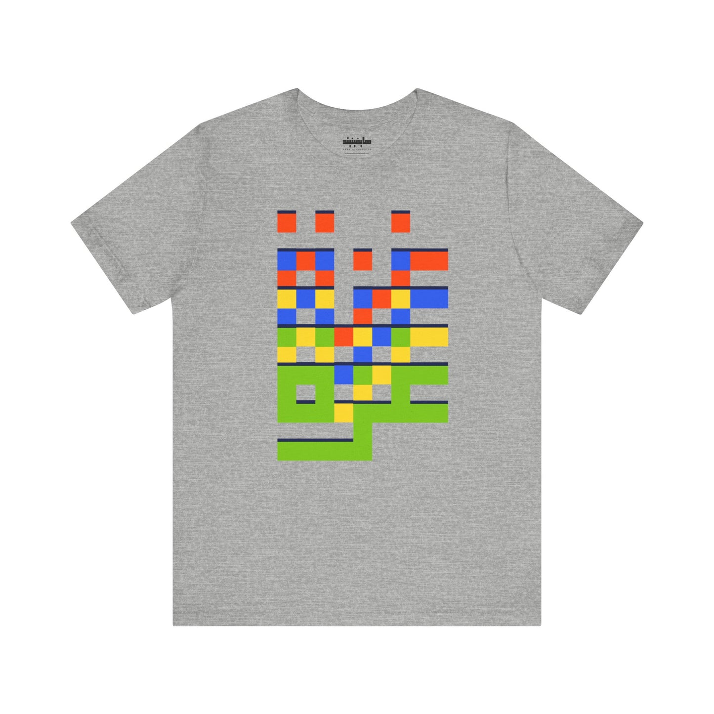 'Gaza in Color and Pixels' Arabic Text - Unisex Graphic Tee