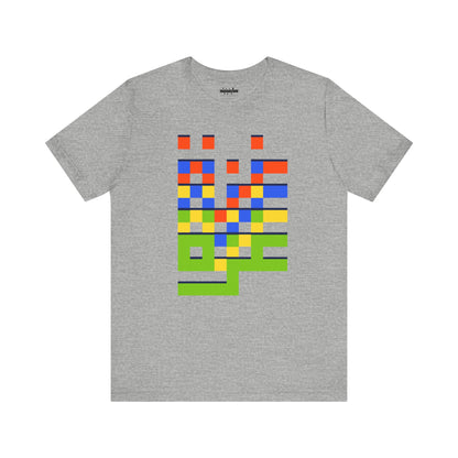 'Gaza in Color and Pixels' Arabic Text - Unisex Graphic Tee
