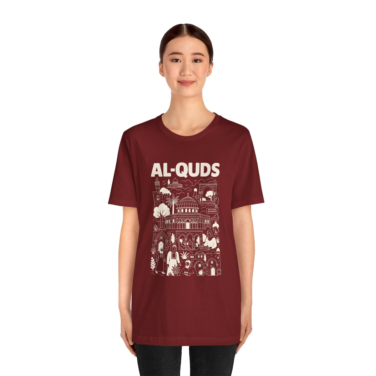 Ode to Al-Quds Jersey Tee (100% Airlume Cotton)